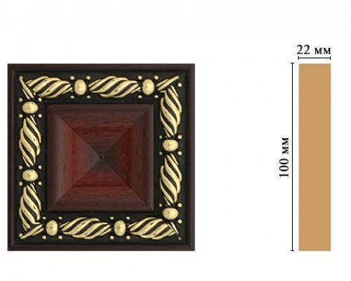 Вставка цветная DECOMASTER D207-52 (100*100*22мм)