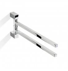 Decor Walther Corner HTH2 Полотенцедержатель поворотный 39.8см, двойной, подвесной, цвет: хром. 0560700