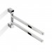 Decor Walther Corner HTH2 Полотенцедержатель поворотный 39.8см, двойной, подвесной, цвет: хром. 0560700