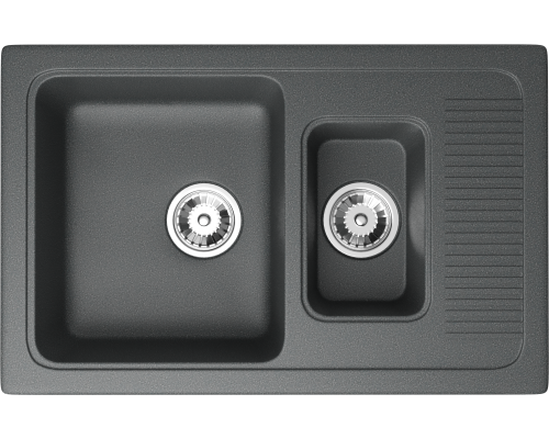 Мойка кухонная Domaci Парма 77-49-225 антрацит