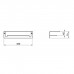 Almar Полочка 30х70см., подвесная, цвет: High Brass PVD. E300001.HB316