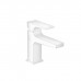 Hansgrohe Metropol Смеситель для раковины 100, на 1 отв, с донным клапаном, излив 127мм, цвет: белый матовый. 32500700
