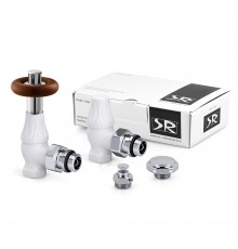Комплект термостатический SR Rubinetterie серия Old Style 1/2угловой цвет белый K367-1500VC0A