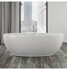 KNIEF Oval  Ванна отдельностоящая 180x95x62.5 см, без слива-перелива, цвет: белый. 0100-091-06,  0100-080-06