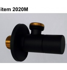 Reitano 2020M угловой кран ½ - ⅜ Matt Black 2020MMB