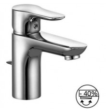 Kludi 32 233 0575 Objekta Смеситель для раковины 80 мм, со сливным гарнитуром, 9 л/мин 322330575