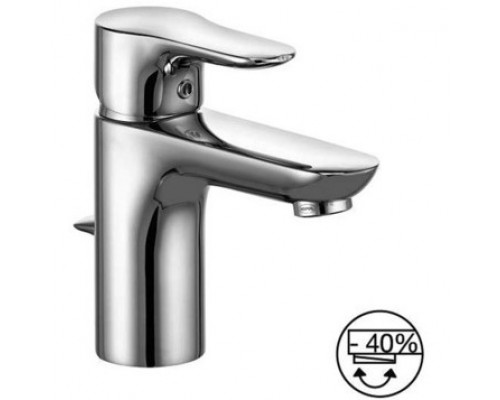 Kludi 32 233 0575 Objekta Смеситель для раковины 80 мм, со сливным гарнитуром, 9 л/мин 322330575