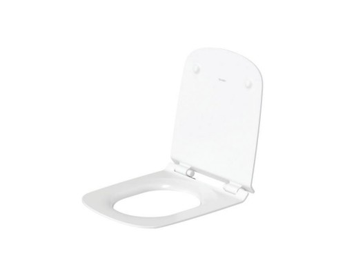Duravit DuraStyle Сиденье для унитаза, петли: нерж. сталь, с микролифтом, цвет: белый. 0063790000 Duravit DuraStyle Сиденье для унитаза, петли: нерж. сталь, с микролифтом, цвет: белый. 0063790000