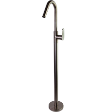 Напольный смеситель для раковины Ramonsoler Alexia 367602SNC С ВНУТРЕННЕЙ ЧАСТЬЮ, никель