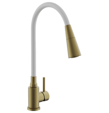 Смеситель для кухни BELZ B810 B74810-5 с гибким изливом, золото