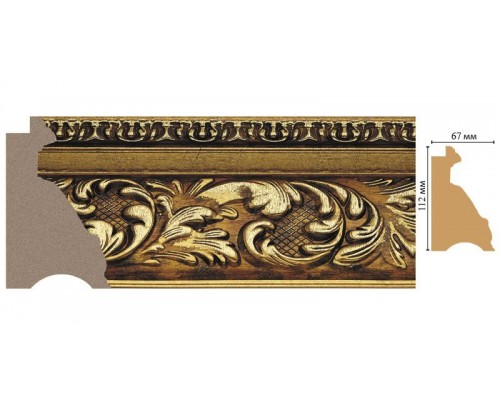 Багет DECOMASTER S16-1223 (112*67*2900мм)