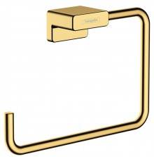 Hansgrohe AddStoris Полотенцедержатель 18.9см., кольцо, цвет: полированное золото. 41754990