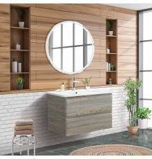 Мебель для ванной комнаты BelBagno Albano-Cer 80 подвесная, pino scania