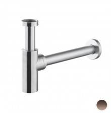 Newform X-STEEL 316 Сифон для раковины под донный клапан, L=300 мм цвет: PVD Brushed copper bronze. 244X.59.067