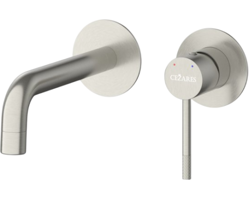 Смеситель для раковины Cezares Relax RELAX-BLI2-1 С ВНУТРЕННЕЙ ЧАСТЬЮ, сталь