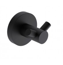 AQM7202MB Trento Крючок двойной латунный, черный матовый AQM7202MB