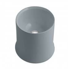 Simas Sharp раковина накладная высокая , d42см h 44 см, без отв., цвет: cemento matt. SH10 cemento matt*0