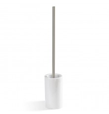 Decor Walther DW 6150 Туалетный ершик h62см, напольный, фарфор, цвет: белый / никель сатинированный. 0832334