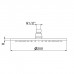Newform XT Верхний душ, d25см, без кронштейна, G1/2 , цвет: хром. 27747.21.018
