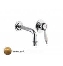 Margaroli Classica 1002 Смеситель для раковины настенный Old Brass RU1002AA01BR