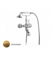 Margaroli Classica 1004 Смеситель для ванны с душ. набором Old Brass RU1004AA01BR