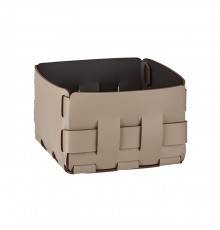 Colombo Adj Корзинка Mini Bottega, 19x19H13 см , цвет: капучино/шоколад. BADJ1019-0406
