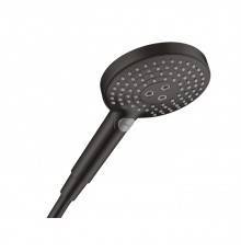 Hansgrohe Raindance Select S Ручной душ 120 3jet (Rain, RainAir, Whirl), EcoSmart, цвет: черный матовый. 26531670