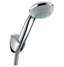 Hansgrohe Crometta 85 1 jet Ручной душ с настенным держателем, цвет: хром/белый. 27576000