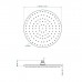 THG Mandarine metal Верхний душ Oslash;300 мм., цвет: полированное золото. G00-F01-280EP,  U1A-F01-84L