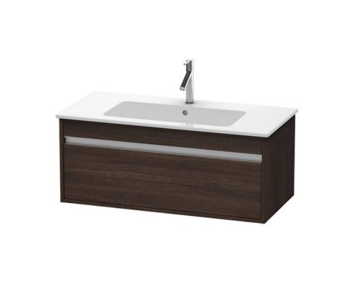 Duravit Ketho Тумба подвесная, 100x47.5х41см., с раковиной, 1 ящик, цвет: каштан темный. 2336100000,  KT642005353