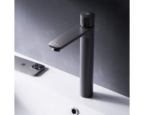 F85A92522 Смеситель для раковины, высокий, нажимной TouchReel
