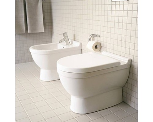 Duravit Starck 3 Унитаз напольный приставной 56х36см, с креплением, цвет: белый. 0124090000 Duravit Starck 3 Унитаз напольный приставной 56х36см, с креплением, цвет: белый. 0124090000