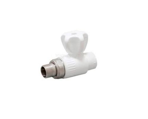 Кран шаровый Fusitek прямой радиаторный из ППР 20Х1/2 FT07301
