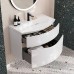 Kerama Marazzi Riva Тумба подвесная 80см, с раковиной, цвет: белый матовый. RV.wb.80,  RV.80\WHT.M