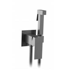 Гигиенический душ AltroBagno BM 060121 GrMt, со смесителем, С ВНУТРЕННЕЙ ЧАСТЬЮ, оружейная сталь