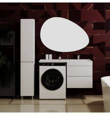 Мебель для ванной комнаты Style Line Даллас 120 R Люкс Plus подвесная, белая, эмаль, зеркало STWORKI Скаген