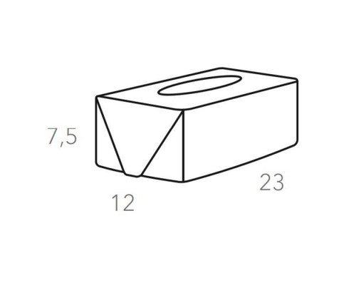 ADJ Салфетница Kleenex, 23x12xH7,5 см., цвет: эвкалипт/небесный. 0016.60/50 ADJ Салфетница Kleenex, 23x12xH7,5 см., цвет: эвкалипт/небесный. 0016.60/50