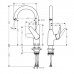 Hansgrohe Focus Смеситель для кухни, однорычажный, на 1 отв., цвет: хром. 71802000