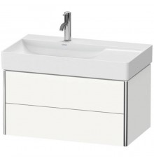 Duravit XSquare База подвесная 78.4x46x39.7см с раковиной (раковина слева), 2 ящика, цвет: глянцевый белый. XS416802222,  23488000141