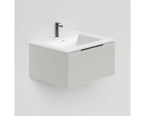 Salini Touch Тумба подвесная 60х50х32см., с раковиной, 1 ящик, гор. фрез., цвет: Сreamy. T600H1CON206