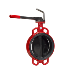 Затвор дисковый поворотный ГРАНВЭЛ, ЗПВС-FL(W)-3-100-MN-E, межфланцевый, DN100, РN16, Траб = -15/+95 °C, Tмакс.=110 °C, корпус–чугун GG-25/GGG-40, диск–чугун GGG-40, седло–EPDM, управление-рукоятка