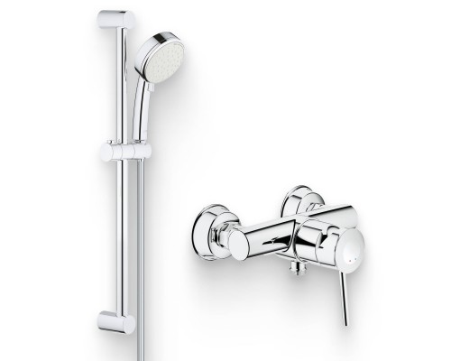 Душевой комплект Смеситель для душа Grohe BauClassic 32867000 + Гарнитур Tempesta Cosmopolitan 27578002