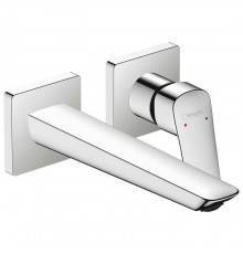 Hansgrohe Logis Смеситель для раковины, настенный, с донным клапаном, цвет: хром. 71256000
