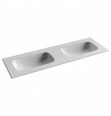 Мебельная раковина Ceramicanova Grace прямоугольная 141см с двумя чашами без отверстий под смеситель CN7022wx