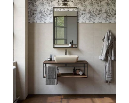 Kerama Marazzi Plaza Раковина накладная 55.5х36.3см., без отв., цвет: песочная матовая. PLR.wb.55\SAN