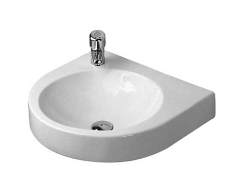 Duravit Architec Раковина 57.5х52 см, 1 отв., Sx, без перелива, цвет: белый. 0449580009