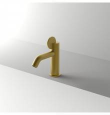 Agape Limon Смеситель для раковины, на 1 отв., однорычажный, высота: 18см., цвет: Natural brushed brass. ALIM411DNR
