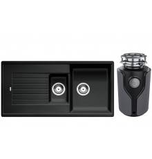 Комплект Мойка Blanco Zia 6S 514748 антрацит + Измельчитель KUCHENSTERN Muhle 353MU35