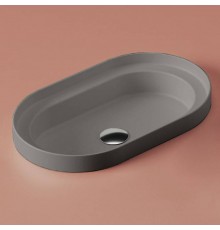 Artceram Fuori Scala Раковина 58х36 см, без отв., встраиваемая, без перелива, цвет: grigio oliva. TFL033 15 00