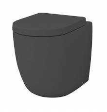 Artceram File Унитаз напольный Rimless 36x52 см, цвет: черный. FLV005 03 00